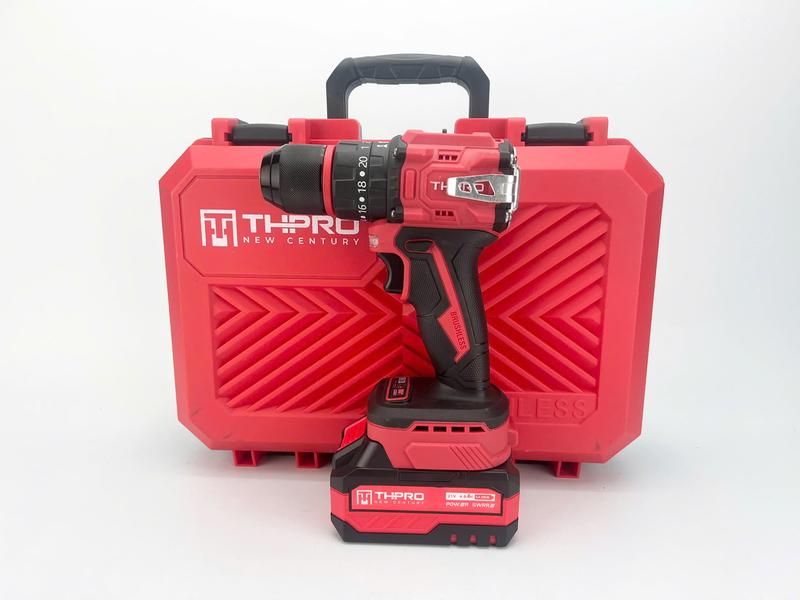 LIVE Máy khoan pin THPRO 10Li 2 Pin 10cell Động cơ Không chổi than 3 Chức năng Có khóa trục và điều tốc siêu mượt chân pin phổ thông
