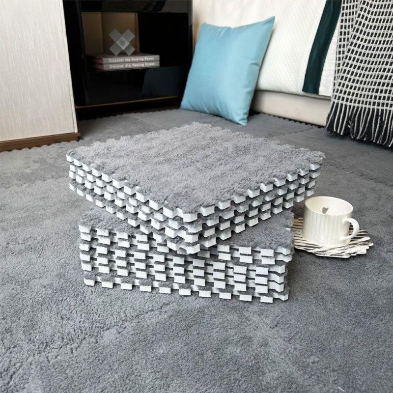 30*30CM Spliced Mat Suede Carpet Puzzle Mat Foam Mats EVA Floor ...