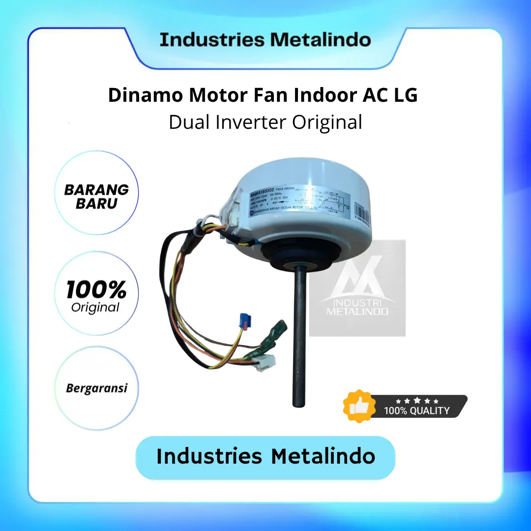 Dinamo Motor Fan Indoor AC LG  Dual Inverter Original Baru