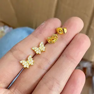 Belanja 2 barang gratis 1 • kentia jewelry • anting kupu-kupu [i13954K]