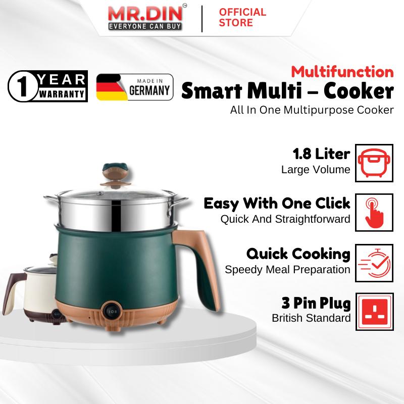Mrdin Mini Cooking Pot Electric Rice Cooker (1.8L) - MY 3Pin - TikTok ...