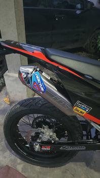 Product Review of NORIFUMI NOCTUS T5 & T4 Original Knalpot CRF 150 KLX 150 WR 155 Type STD & Bore Up Full Stainless Suara Ngebas Adem from S** 0