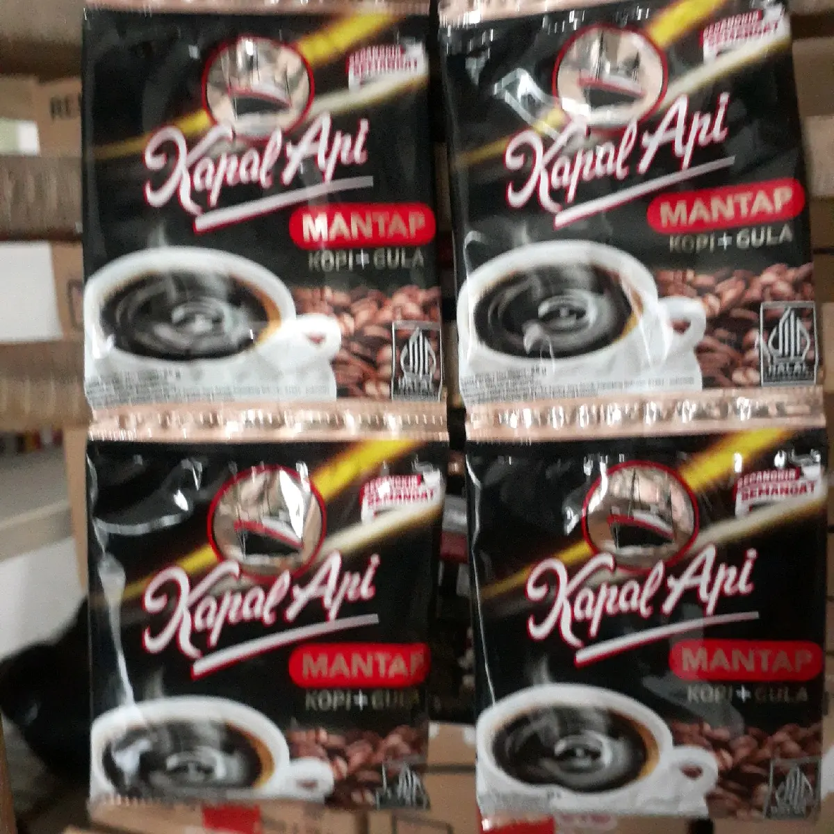 30 pcs kapal api mantap kopi plus gula 25 g