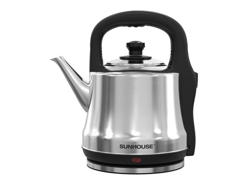 Ấm siêu tốc Inox 5L Sunhouse SHD1403 - Dung tích lớn 5L - Công suất 1800W sôi nhanh - Đế xoay 360 độ - Tự động ngắt