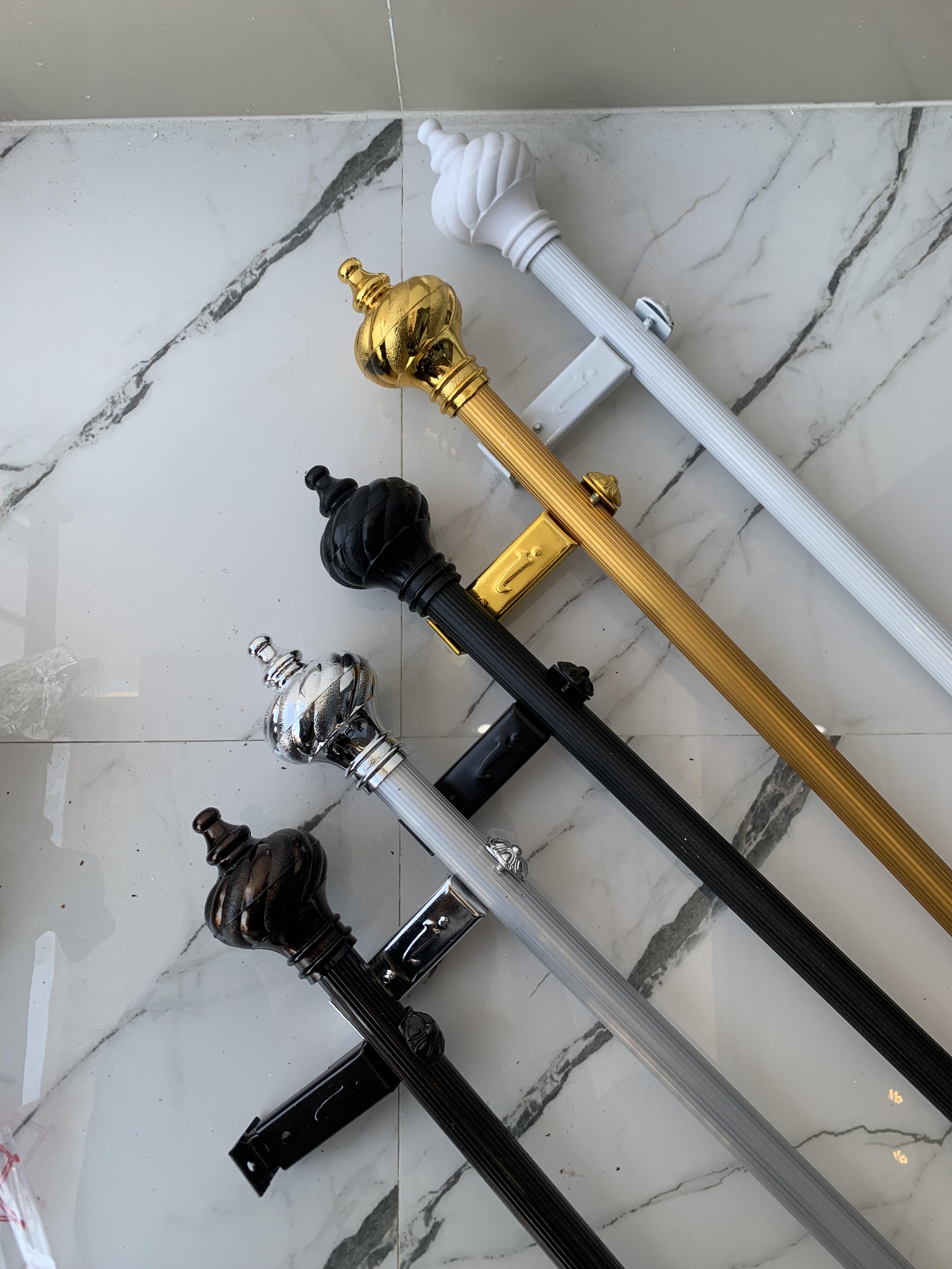 Batang Gorden Aesthetic Tirai Jendela Pintu Besi Hordeng Pintu 1 meter Full Set