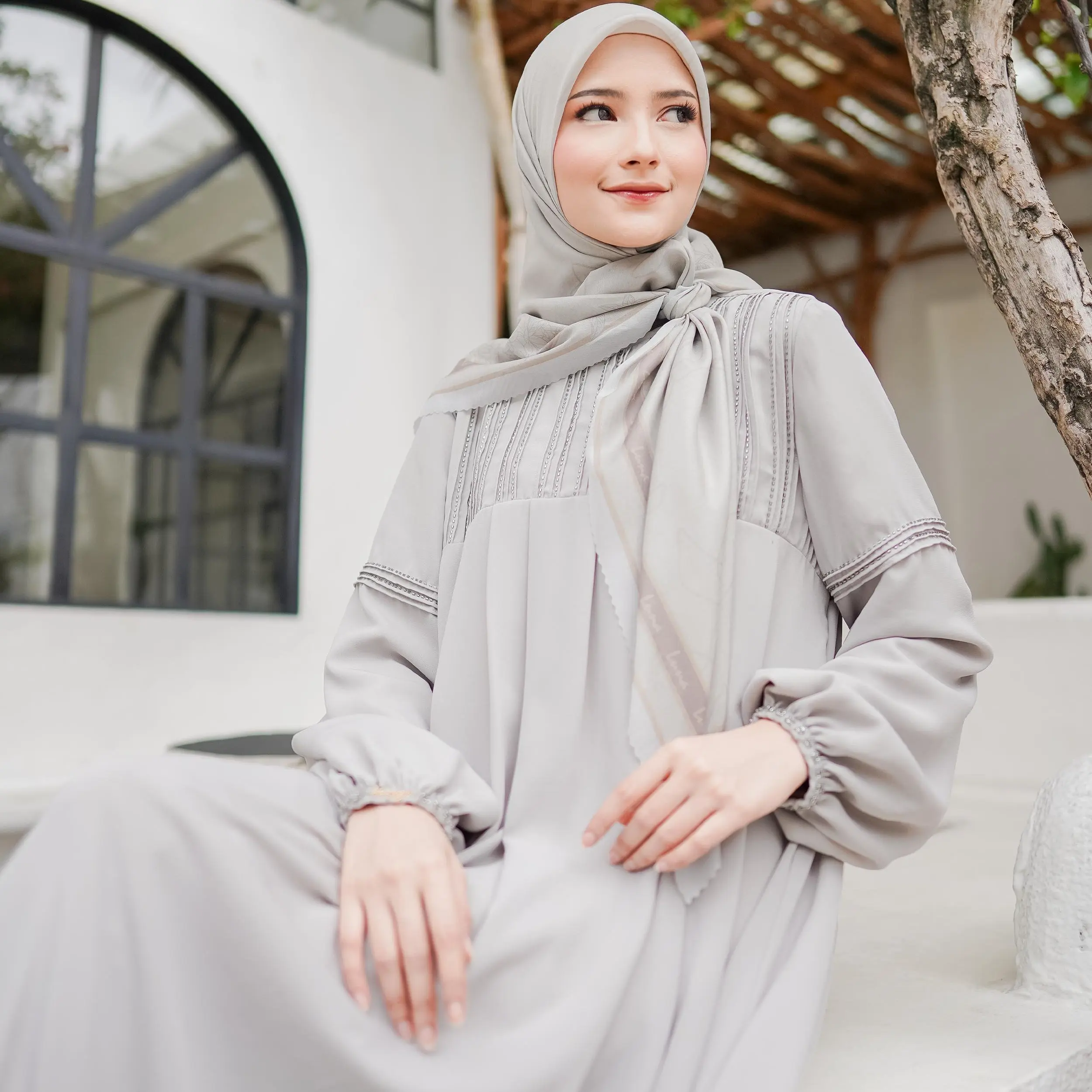 Dress Limited Edition Ramadhan Series GK.87 Faelyn - Kemayu Luna Hijab Indonesia