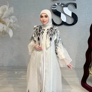 2616 ABAYA MEWAH SS OUTER DAN INNER