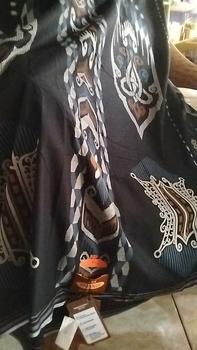 Product Review of BHS infinity songket silver & bronze Motif Ekc original from @**6 1
