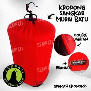 SEMPATI Krodong Sangkar Murai Batu Gramasi Eco Kerodong Kandang Burung Murai Bahan Merek Sempati Super Ekonomis