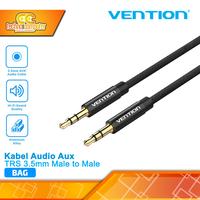 Gambar VENTION KABEL AUDIO AUX 3.5mm Male to Male Fabric Braided - BAG dari Techno Computer Bali Kota Denpasar 1 Tokopedia