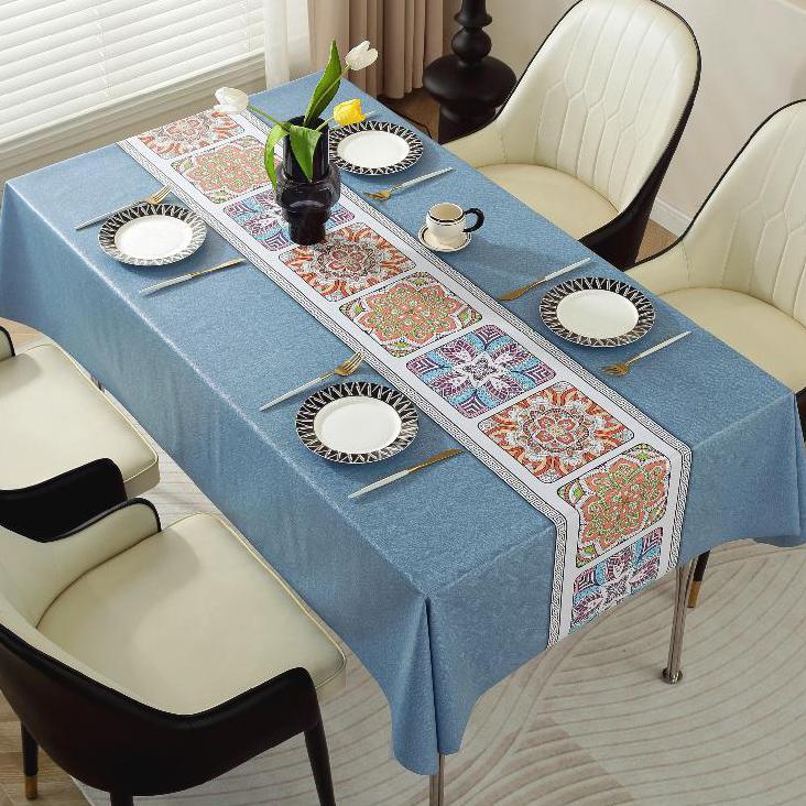   Mẫu mới năm 2026  Khăn trải bàn picnic năm mới PVC chống thấm nước chống bẩn khăn trải bàn trang trí phù hợp cho bàn 4 6 8 chỗ ngồi nhựa V13.  khăn trải bàn 