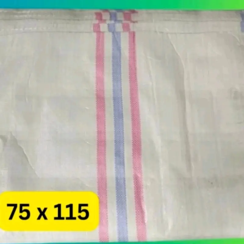 Karung Paket Ukuran 75 cm X 115 cm setara Gabah 100 kg isi 10 pcs Plastik 0