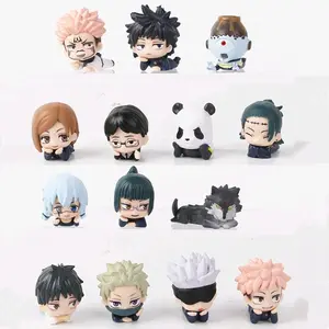 Action Figure Jujutsu Kaisen | Pajangan Anime JJK Sukuna Fushiguro Megumj Jogo Kugisaki Nobara Kiyotaka Ijichi Panda Geto Suguru Mahito Maki Zenin Divine Dogs Yuta Okkotsu Toge Inumaki Gojo Satoru Itadori Yuji