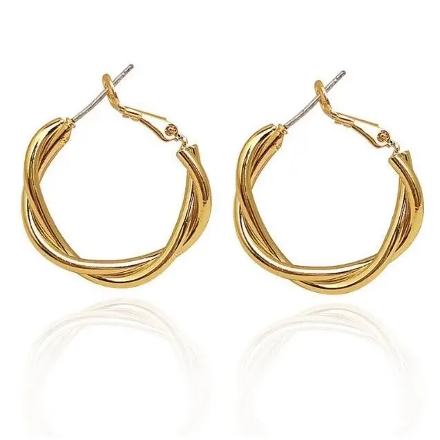 PH26 Anting Hoops  Lingkaran Bulat Wanita 4