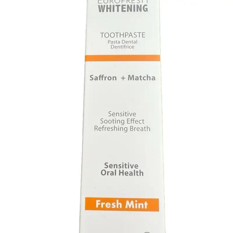 EuroFresh Whitening Saffron &Macha Toothpaste - TikTok Shop Malaysia
