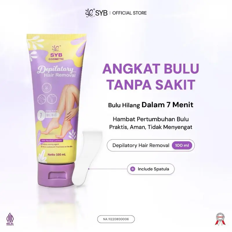 SYB Depilatory Hair Removal Cream Waxing Penghilang Perontok Bulu Ketiak 0
