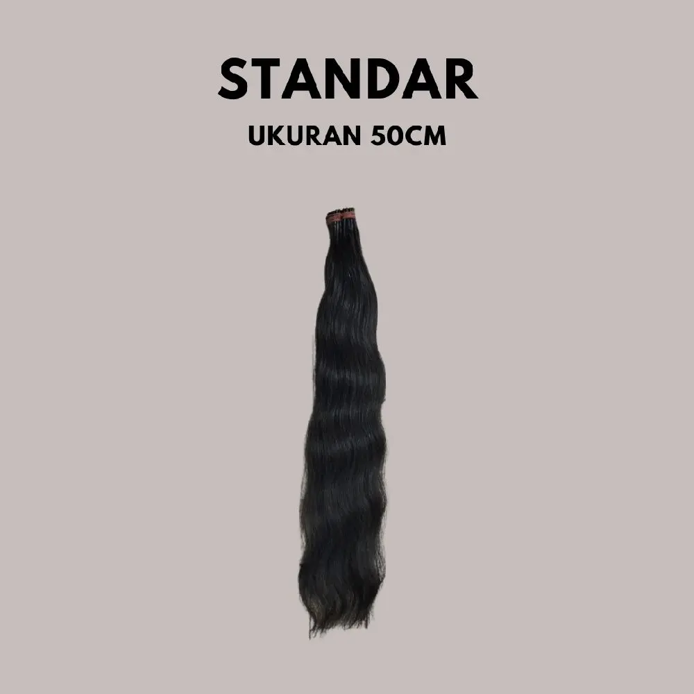 Rambut Sambung 50 cm natural