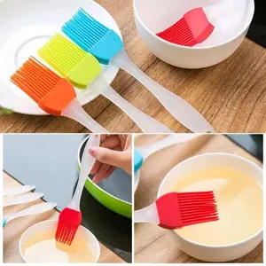 Kuas Oles Minyak Silikon / Kuas Mentega Kuas BBQ / Kuas Oles Kue / Kuas Kue Tahan Panas Silicone Brush