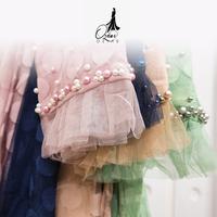Gambar GAMIS OZIAS BROKAT POLKA PREMIUM 08333 LD 105 & LD 120I Gamis Kondangan Cantik I Gamis Wisuda Remaja Nyaman Panjang - navy, LD 120 dari Ozias.id Kota Administrasi Jakarta Barat 5 Tokopedia