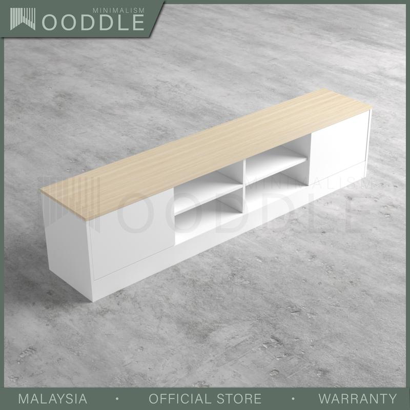 Product Introduction of Wooddle 6FT TV Cabinet Rak TV Kayu Almari TV Kabinet TV Console TV Media Storage Cabinet - 5926\5918 Furniture 6