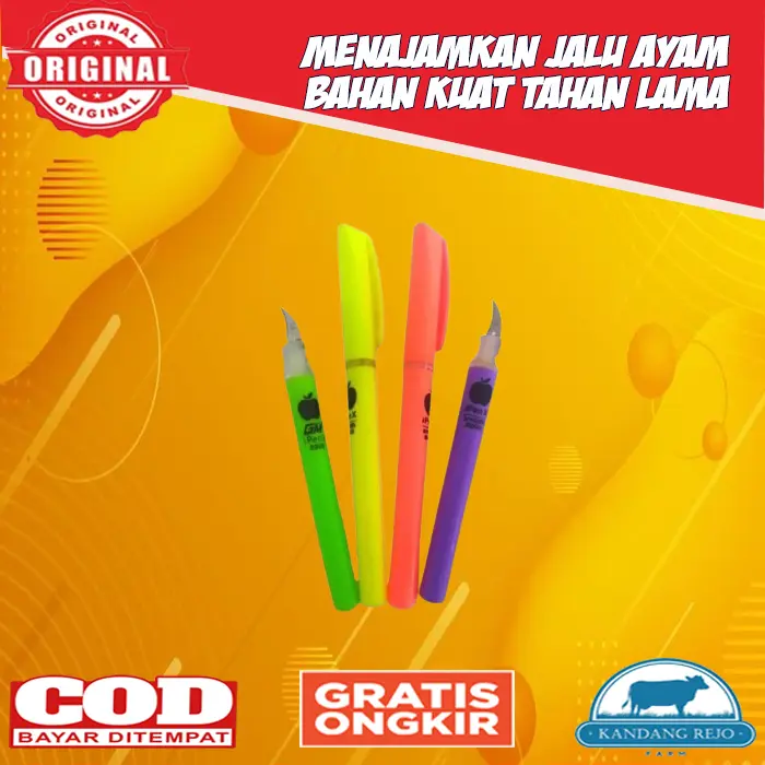 Pisau Raut Jalu Ayam Taji Bagus Dan Tajam 1 Pcs Bukan Untuk Kitchenware