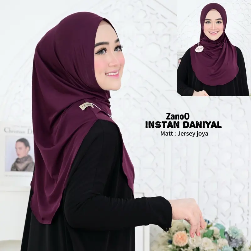 ZANOO - INSTAN DANIYAL HIJAB DAILY MODEL SIRIA PUTAR SAMPING KANAN