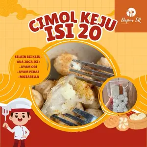 Cimol Keju Isi 20 - Selain Keju, Ada Ayam Ori, Ayam Pedas, dan Mozarella