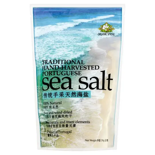Sea Salt (Organic Spring Traditional Hand-Harvested Portuguese Fine Sea Salt) and Products