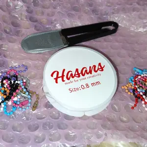 Rantai Biji Lada Merica Warna | Gantungan Kunci Ballchain DIY ( 10pcs ) gelang tangan