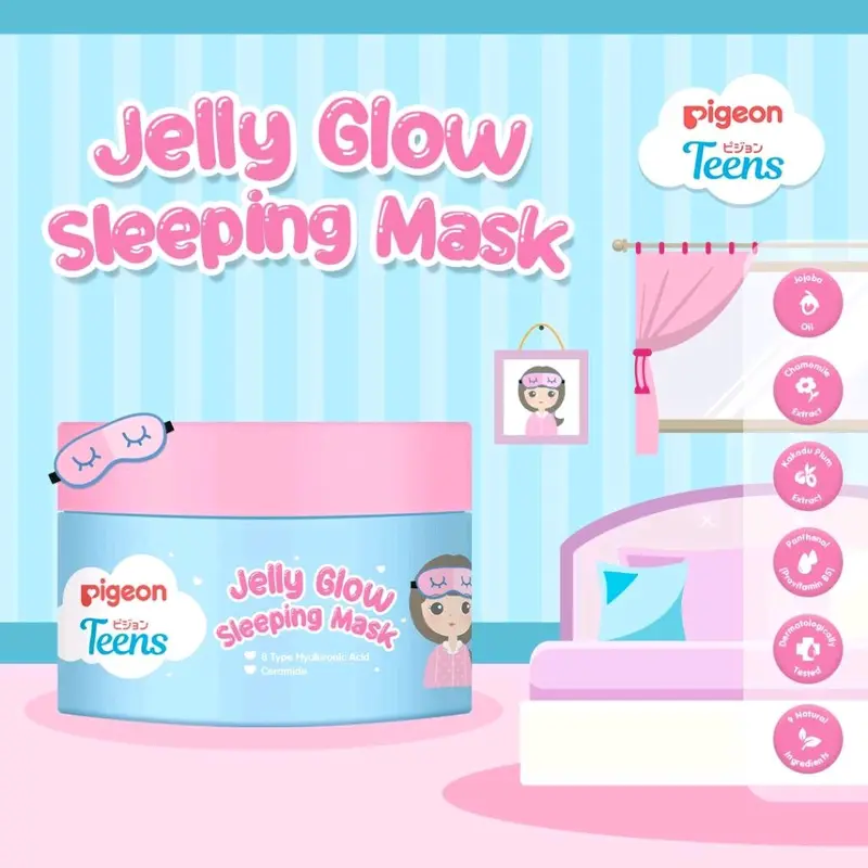 PIGEON TEENS JELLY GLOW SLEEPING MASK 0