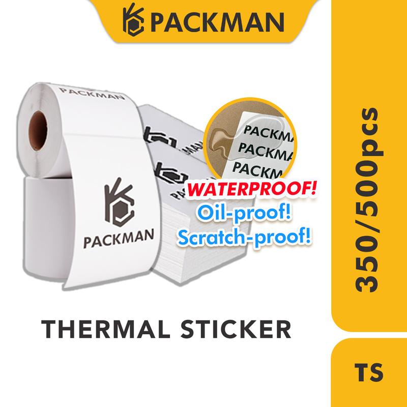 A6 Thermal Sticker Roll/Fold PACKMAN Thermal Label Sticker 100mm*150mm ...