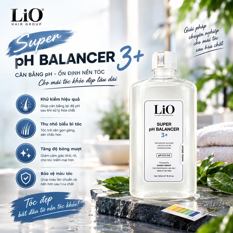 Dung Dịch Cân Bằng pH Chăm Sóc Tóc Sau Hóa Chất, Giải Pháp Hỗ Trợ Hoàn Thiện Quy Trình Uốn Duỗi Nhuộm Tẩy Cho Salon Tóc