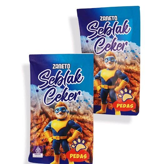 Snack Makaroni, Keripik Usus, Seblak Ceker Karakter Viral eceran 1000 isi 12pcs Original Pedas Halal MUI Cemilan 0