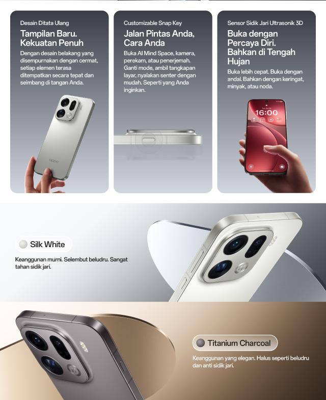 OPPO Find X9 Pro 16GB/512GB [200MP Super Zoom Hasselblad Telephoto, 7500mAh Larget Battery] - OPPO Official Store