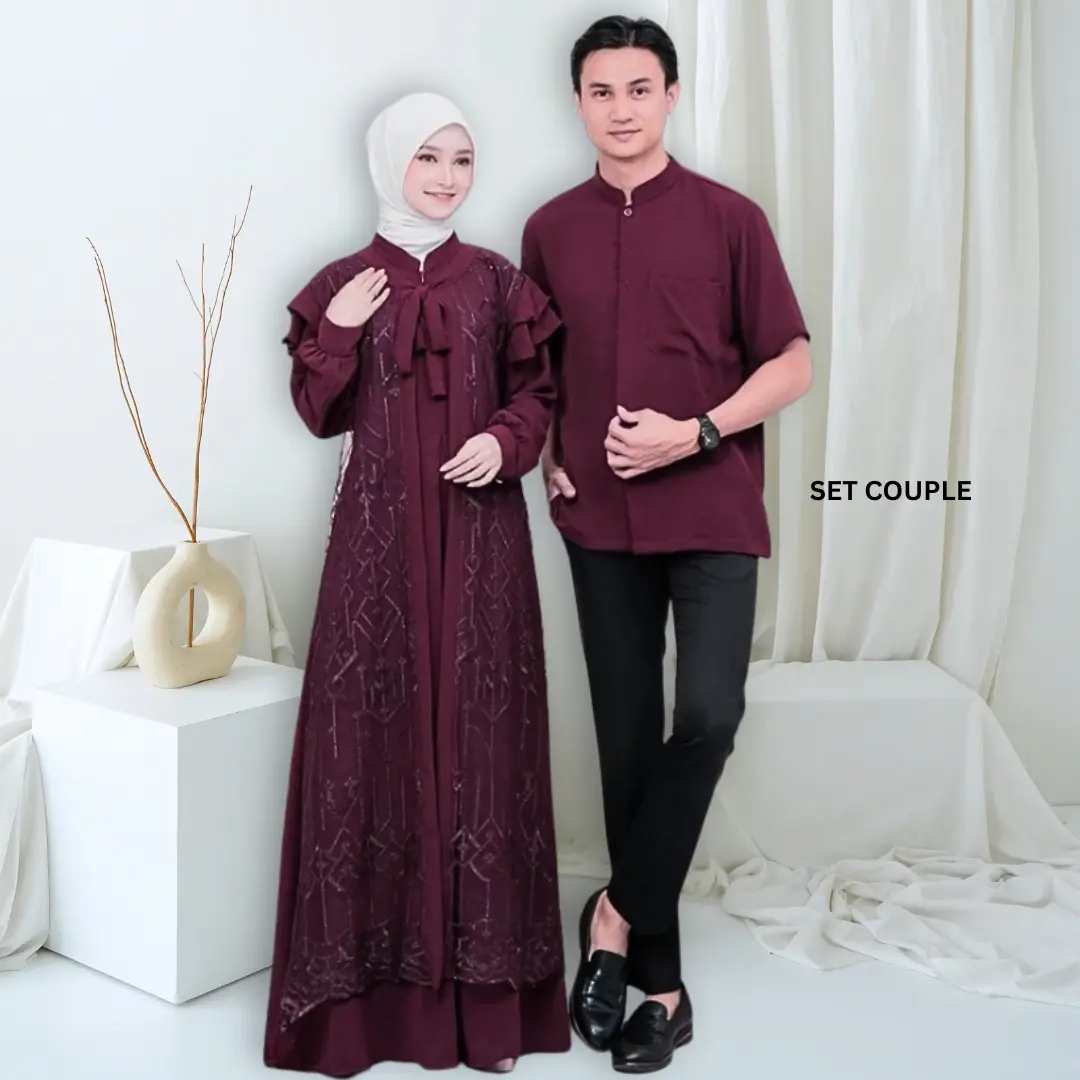 SET COUPLE Burgundy