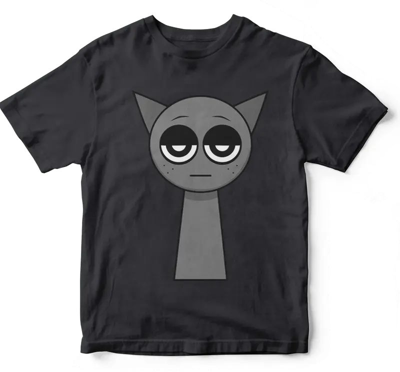 Baju Kaos Anak Sprunki laki-laki Perempuan 1-9 Tahun Baju motif Sprunky Anak Combed 3