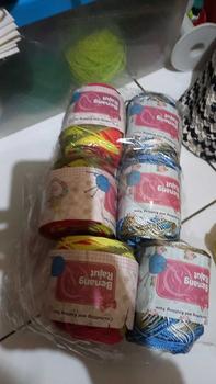 Product Review of BENANG RAJUT POLY SEMBUR /POLY GRADASI _MEDIUM PLY D27_HAKPEN 4/0_100GR/GULUNG from @**h y** 0