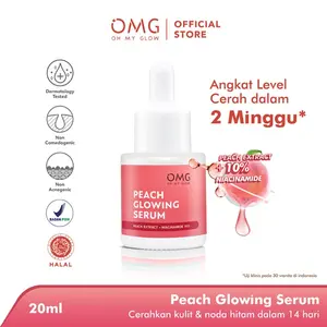OMG OH MY GLOW Peach Glowing Serum 20 ml - Serum Pencerah
