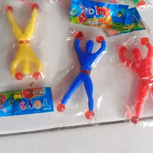 Mainan Sticky Spiderman Nempel Dinding & Kaca 10 Pcs/20 Pcs - Toy