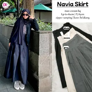 NAVIA SKIRT//ROK KATUN REMPEL