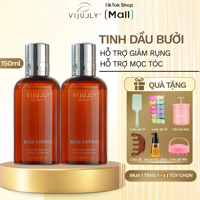 Xịt Bưởi Vijully - Tinh dầu bưởi - Hỗ trợ giảm rụng - Hỗ Trợ kích mọc - Dưỡng tóc chăm sóc tóc Nữ Women Cho Bé xit duong xịt bưởi
