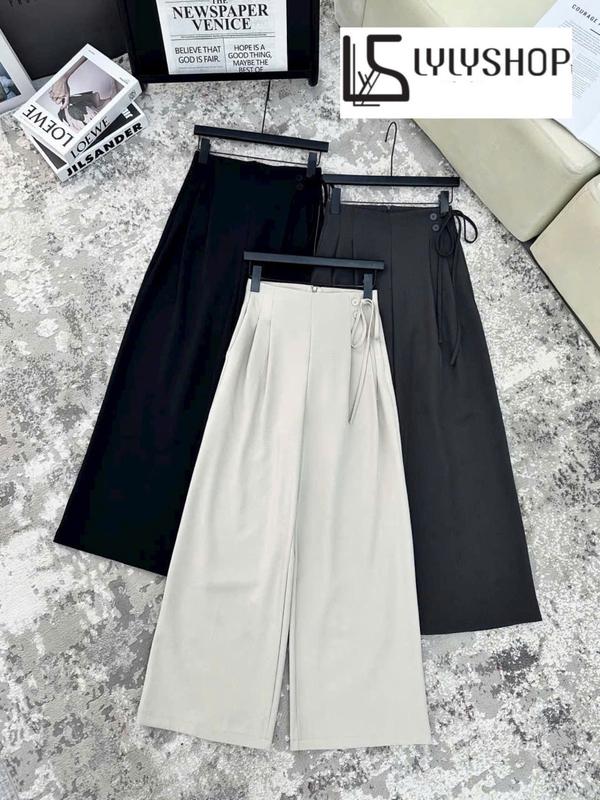 Quần vải ống rộng Lylyshop hàng QCCC nói không với hàng xưởng gia công giá rẻ !