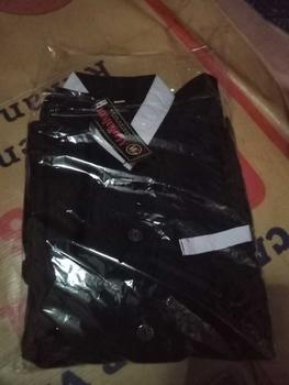Product Review of Baju koko anak Laki Laki Setelan usia 4-12 Tahun Hitam Muslim Kain Katun Panjang Kancing Celana from A**P ** 0