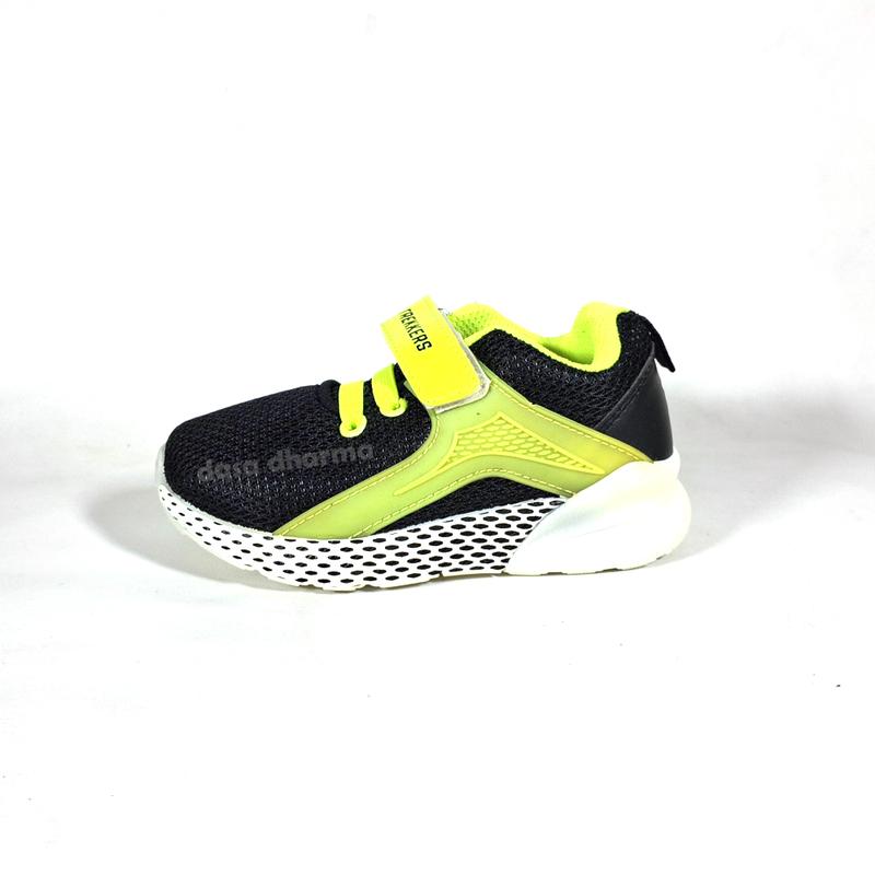 Sepatu Trekkers Anak Sneakers Sekolah TK SD Hitam Sitrun Putih Ukuran 27-31 1