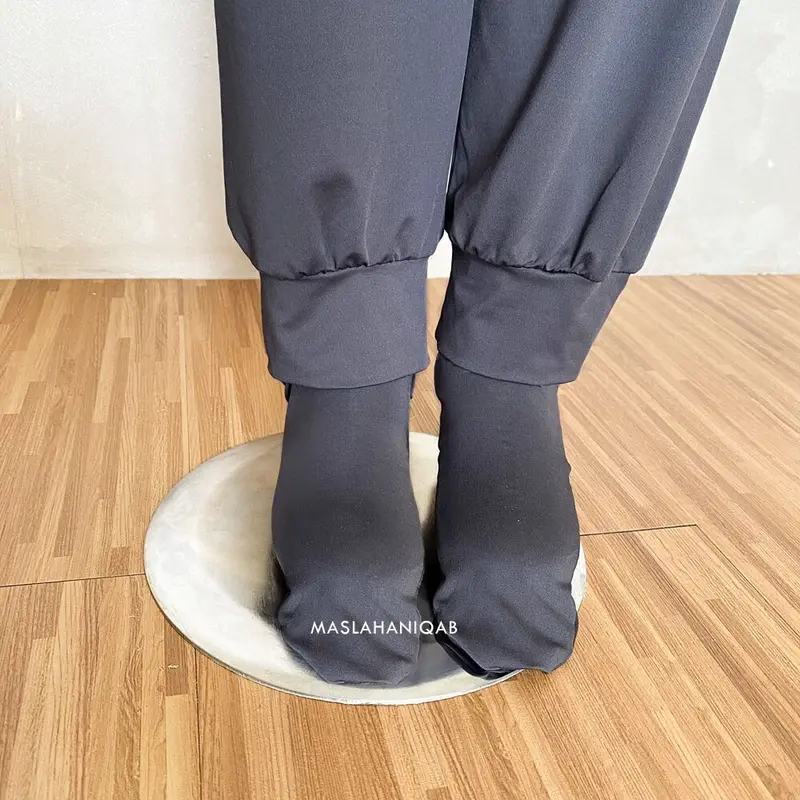 Maslaha Niqab - Basic Innerpants Wudhu Friendly Polos | Celana Legging Wudhu | Celamis untuk Umroh Dalaman 4