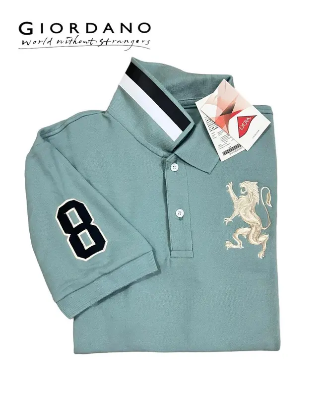 GIORDAN0 LION KAOS POLO PRIA PREMIUM BORDIR KAOS KERAH POLO SHIRT COWOK Giordan0 LENGAN PENDEK BORDIR LION 5