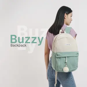 CARRY ME - Buzzy Backpack Corduroy Ransel Wanita Sekolah Kuliah Kerja