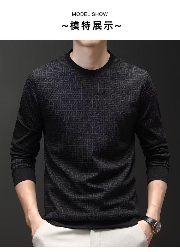 Product Introduction of New men's high-end business casual loose polo shirt Breathable, comfortable, elastic, multi-color optional lapel T-shirt Moisture wicking and trendy versatile commuting T-shirt 9