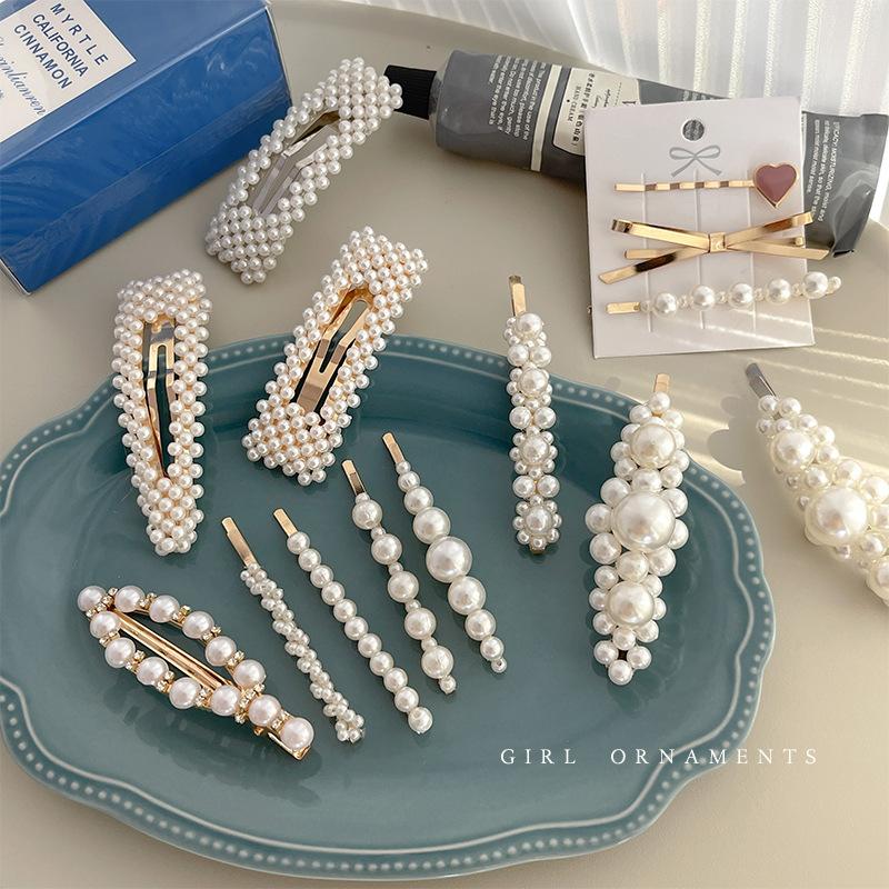 pearl hair clip jepit rambut clip hair on hijab sepit rambut - TikTok ...
