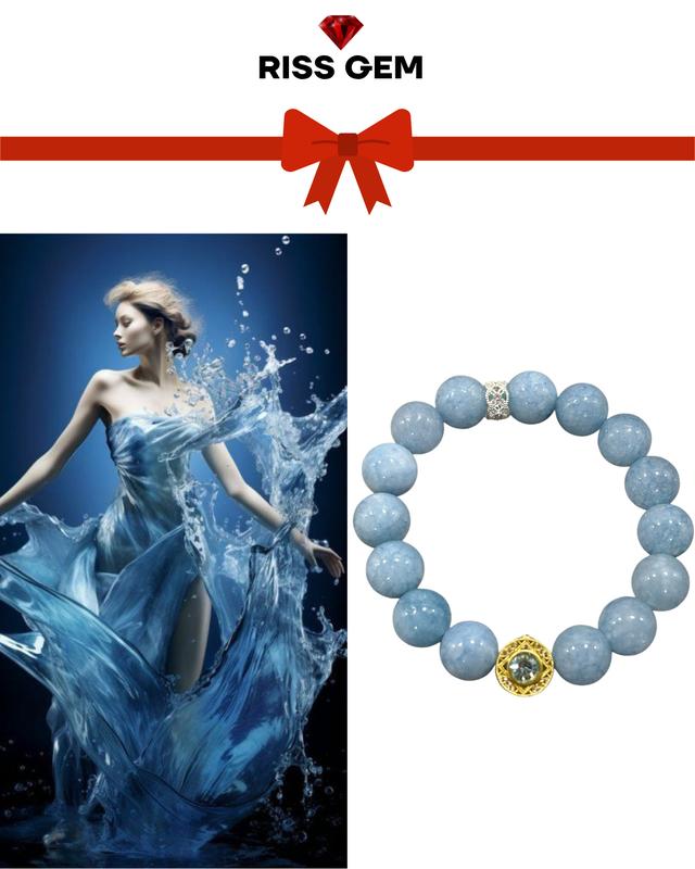 Vòng Tay Đá Aquamarine Mang Ý Nghĩa Tăng Năng Lượng Tích Cực Thu Hút Tình Duyên Tài Lộc